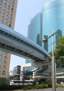 kantoren in Shidome in Tokyo, een kantoorwijk